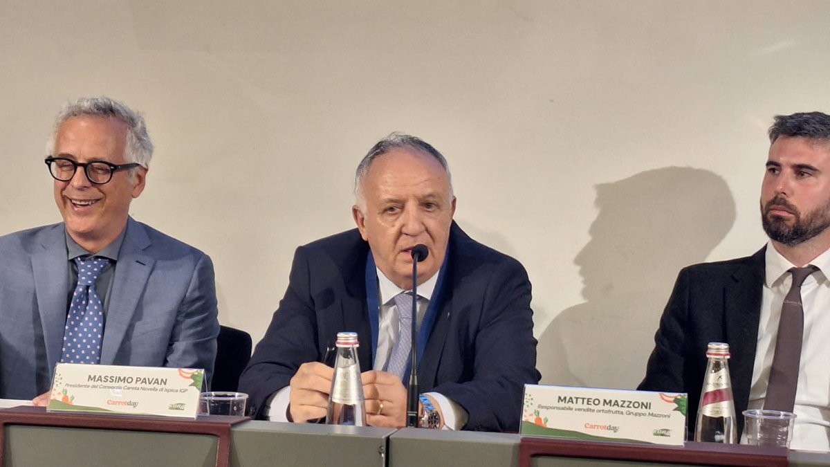 Nella foto: Massimo Pavan, presidente del Consorzio Carota Novella di Ispica IGP